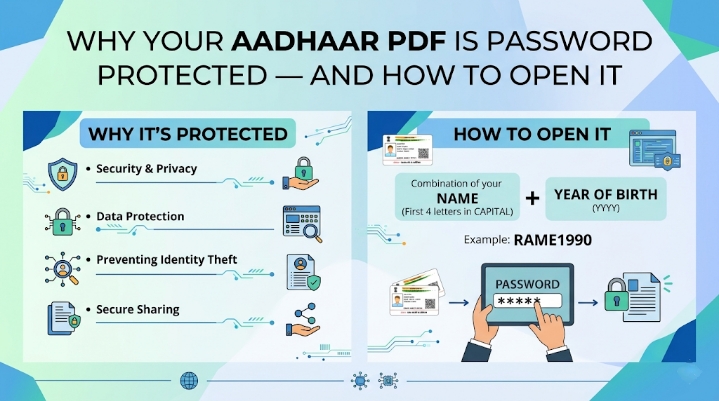 Why Your Aadhaar PDF Is Password Protected — And How to Open It